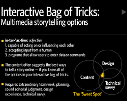 Screenshot from Interactive Bag of Tricks