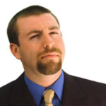 Skeptical man